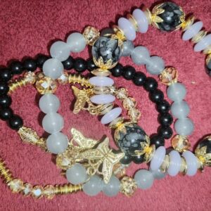✨ Elegant Beaded Charm Bracelets (per pack)